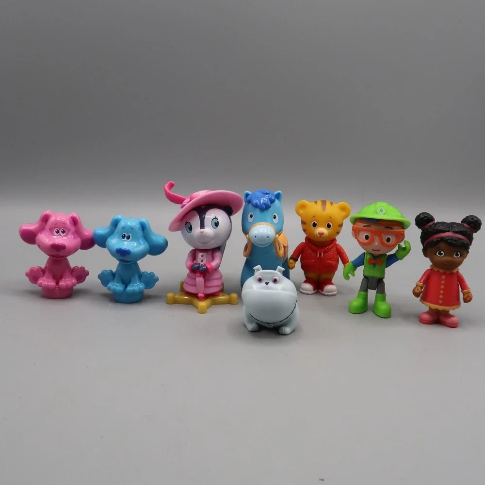 Blue's Clues Daniel Tiger Sheriff Calli Puppy Pals Figures‎ Cartoon Friends Lot